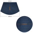 thumbnail image 1 of Wedge Sets de Table, Set de 7 Sets de Table en Vinyle pour Tables Rondes Tissées Antidérapantes Résistant à la Chaleur Facile à Nettoyer Essuyable Table à Manger Tapis (Bleu Marine), 1 of 5