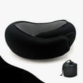 thumbnail image 5 of Travel Neck Pillow Chin Support Pillow Adjustable 100% Pure Memory Foam Pillow Compatible with Home, Airplane and Car, New Ergonomic Design, 5 of 5