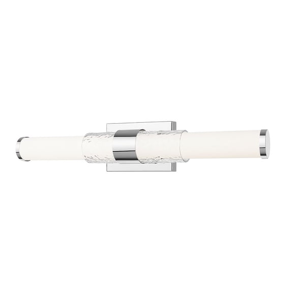 Z-Lite Egon 1 Light Vanity in Chrome color, Steel frame