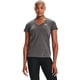 thumbnail image 1 of Camiseta Under Armour UA Tech™ para mujer con escote en V gris, 1 of 5