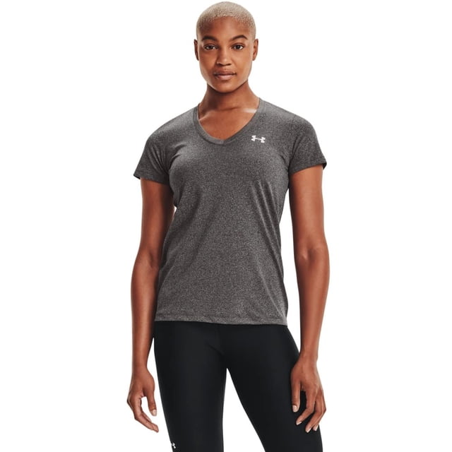 Camiseta Under Armour UA Tech™ para mujer con escote en V gris