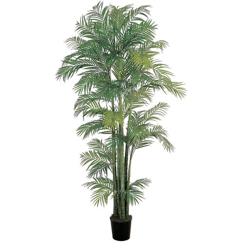 Nearly Natural 7 ft. Areca Silk Palm Tree