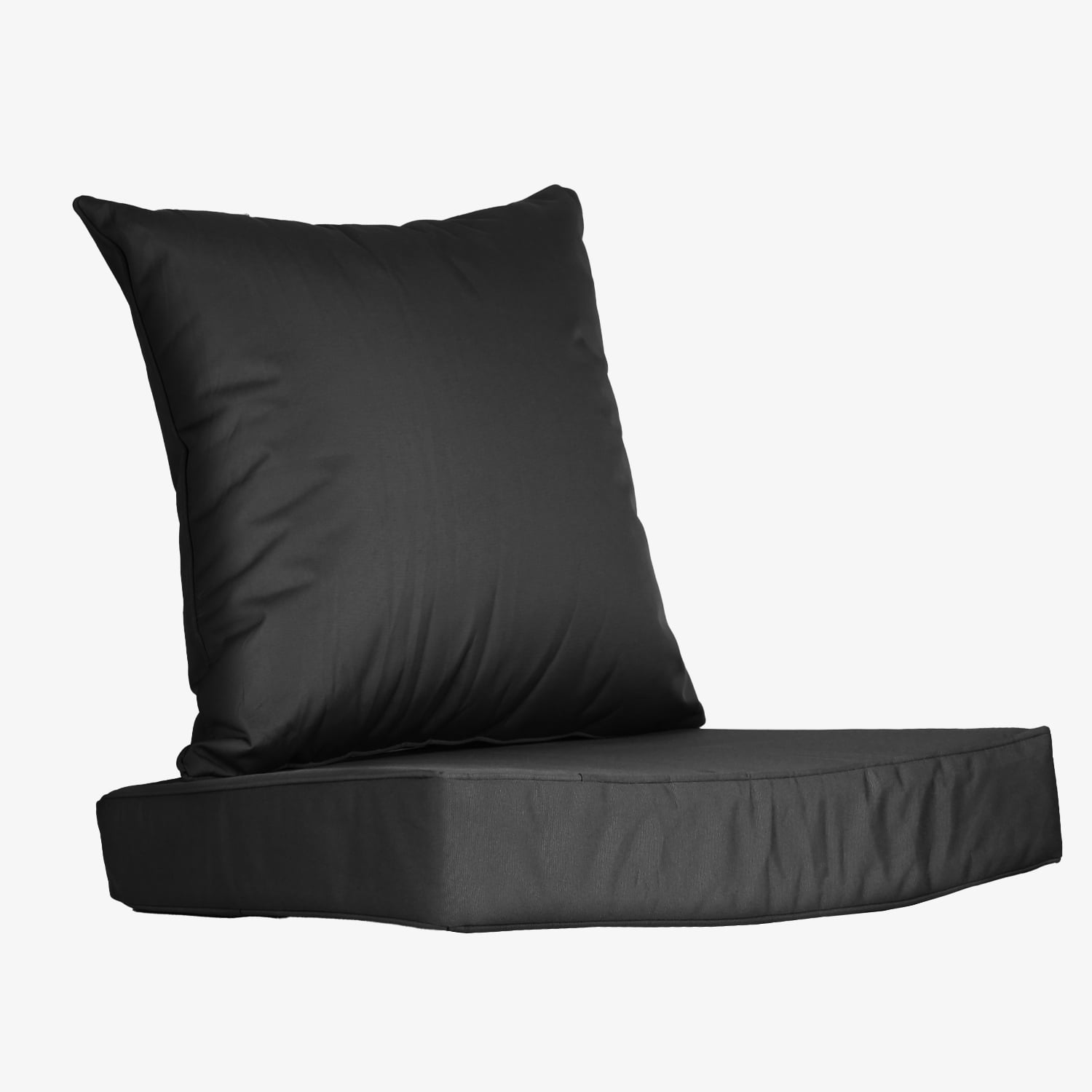 Zorpupoa Outdoor 2Pcs Waterproof Seat Cushion, Fade-Resistant, Removable Cover
