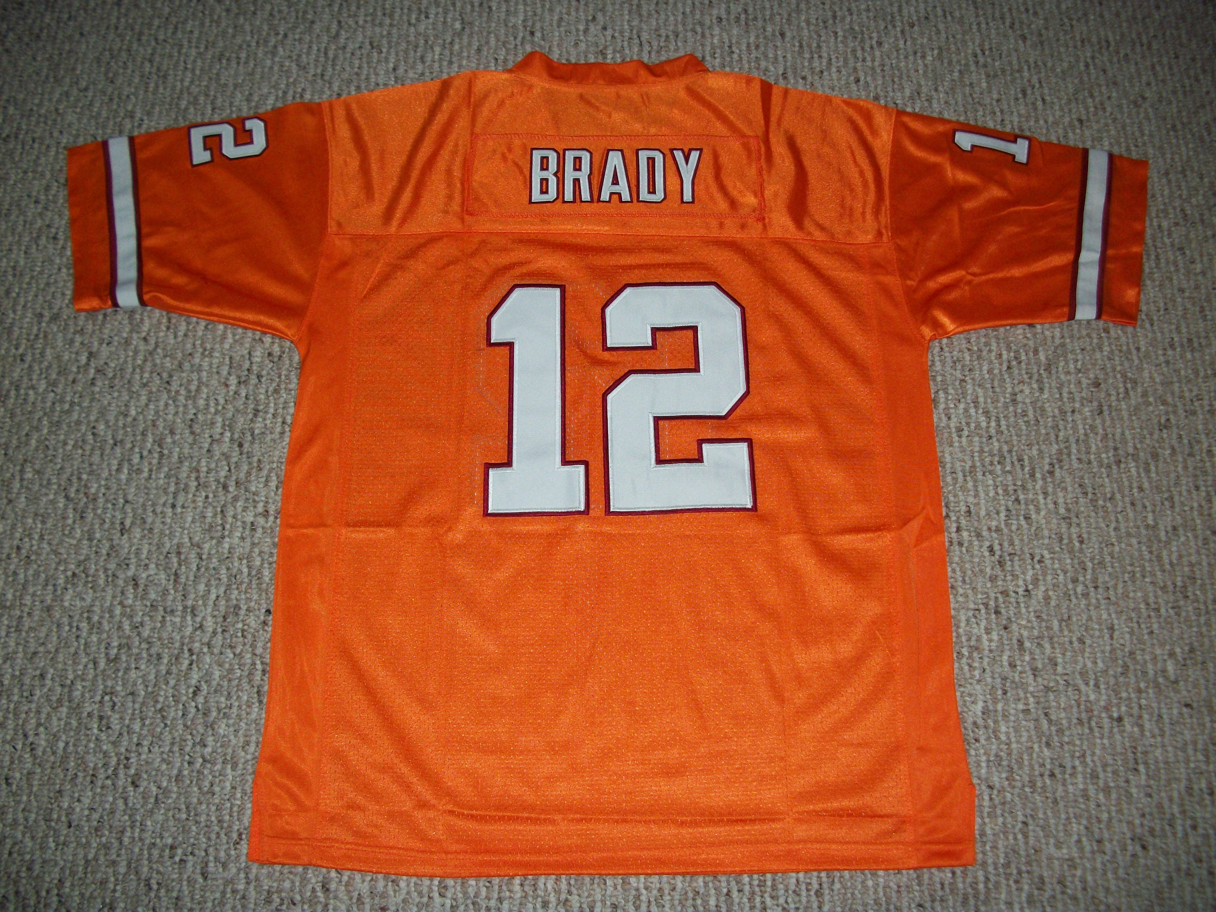 brady orange bucs jersey