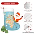 thumbnail image 5 of Honeii World Map With Animals 1 for Christmas Stocking,Large Xmas Stocking,Holiday and Family Stocking for Fireplace Christmas Holiday Party Decoration, 5 of 7