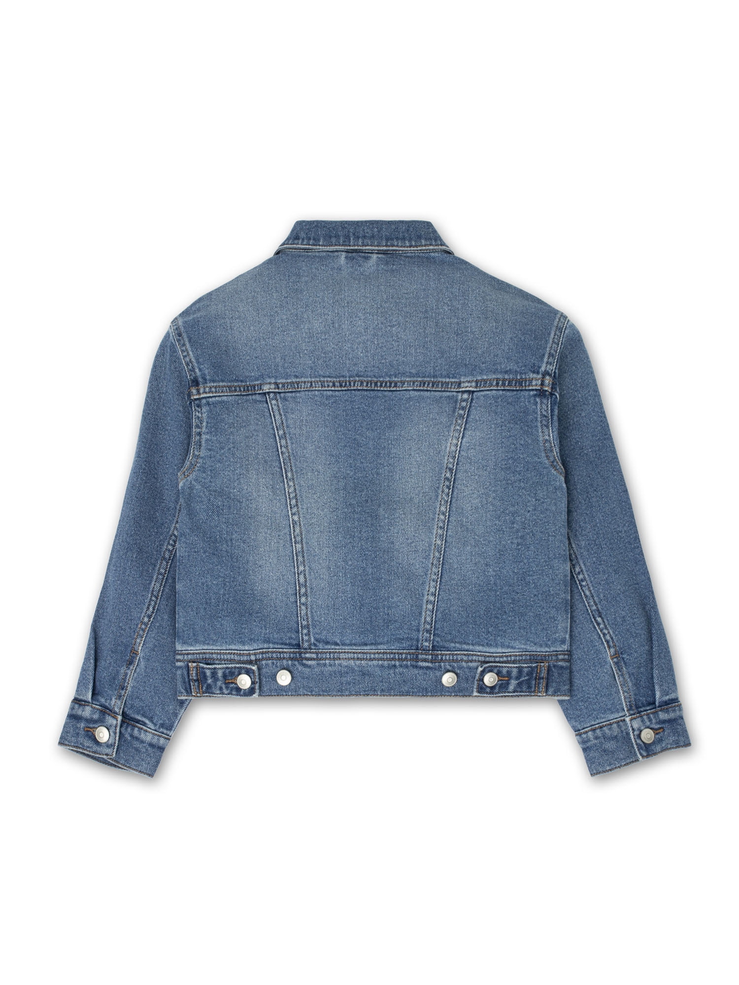 Wonder Nation Girls Denim Jacket, Sizes 4-18 & Plus