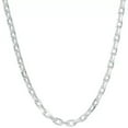 thumbnail image 6 of K-KED 990 Pure Silver Necklace Handmade Silver Cuboid Cable Link Chain Lover Link-18inch-5mm, 6 of 9