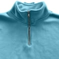 thumbnail image 5 of Under $10 Stand Collar Half Zip Long Sleeve Sweater Men Trendy Casual Solid Color Top Pullover Athletic, 5 of 9