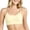 Yellow-12, variant on Seamless Letter Band Wireless Comfort Bras for Women U Neck Side Support Anti Sag Adjustable Thin Straps Everyday Bra