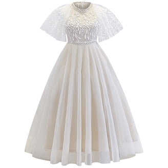 big puffy princess dresses for halloween Luxurious Girls Puffy Ball Gown Toddler Birthday Party Princess Dress, 3-4 Years (110cm)