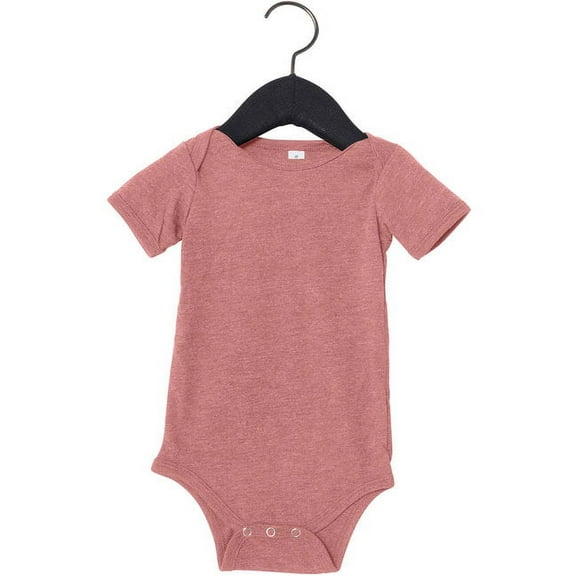 BELLA CANVAS - Infant Jersey One Piece - 100B - Heather Mauve - Size: 18/24