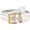 White, variant on JASGOOD Women's Braided Belt Woven Leather Belts for Jeans Dress