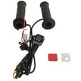 thumbnail image 2 of Electric Hot Heated Warm Handlebar, Dustproof Universal Motorcycle Heated Hand Grip Independent Switch 1 Pair  For Electromobile, 2 of 8