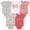 White/gray/red, variant on Harry Potter Newborn Baby Girls 5 Pack Bodysuits Newborn to Infant