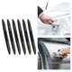thumbnail image 3 of Tira de protección de borde de puerta Baoblaze Universal de rueda de labio delantero antiarañazos Negro 6Pcs, 3 of 8