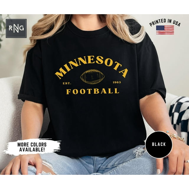 Minnesota Football Shirt, Viking Football Shirt, Minnesota Football Apparel, Viking - comme sur l'Image - TG