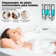 thumbnail image 2 of Dispensador De Jabón Líquido Champú Shampoo Jabón Antibacterial Pared Desinfectante  Xtellar transparente, 2 of 4