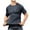 Black, variant on Men Shirts Clearance, Men's Solid Color Drying Sport Train Short Sleeved Round Neck Shirts