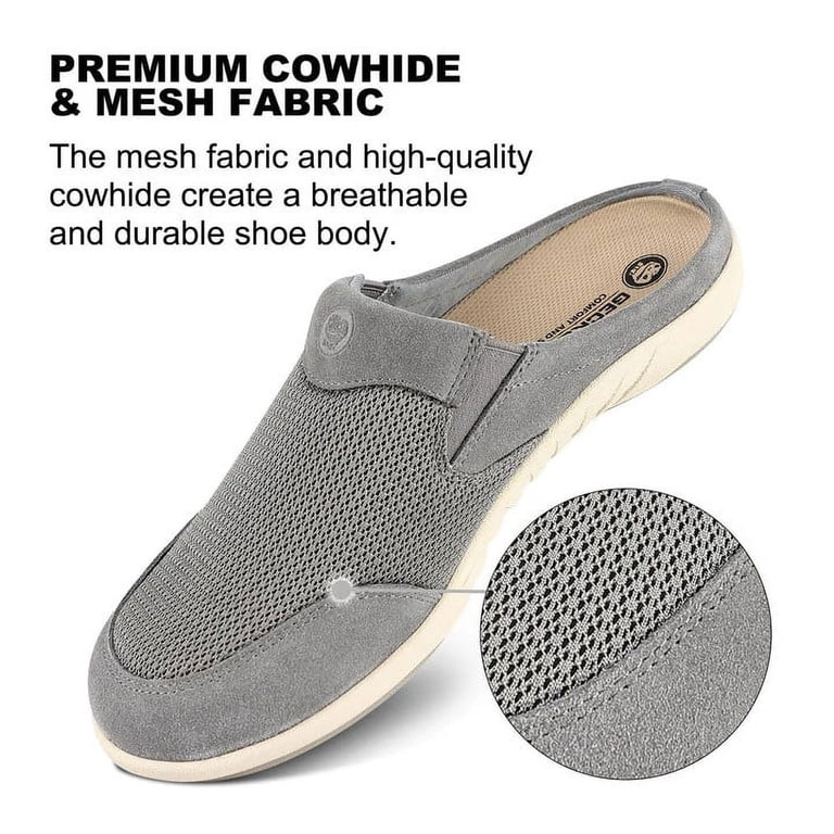 GeckoMan Men Arch Support Canvas Slipper Loafers -Black Mesh GeckoMan Men Arch Support Canvas Slipper | Mercari main image 2