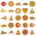 thumbnail image 4 of Calcomanías impermeables con grafiti para pizza y comida, 50 unidades/lote, 4 of 5