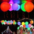 thumbnail image 5 of WE LED Balloons, LED Light Up Balloons Glow in Dark Balloons Luminous Glow Latex Balloons for ，Wedding,Birthday,Festival,New Year and Christmas Decorative, 5 of 7