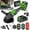 Practical Kit with 1 Battery & Plastic Case, variant on Upgraded Green Cordless Angle Grinder, Lightweight Grinder with Side Handle & Full Accessories, Multipurpose Tool for Home & Industrial Grinding, Ideal Gift for Men