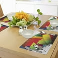 thumbnail image 4 of Ambesonne Colorful Place Mats Set of 4, Basketball Modern Art, Standard Size, Multicolor, 4 of 6