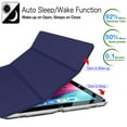 thumbnail image 4 of DuraSafe Cases for iPad 9.7 Inch 5 6 Air 1 2 [iPad 5th 6th Air 1st 2nd ] A1893 A1954 A1822 A1823 A1566 A1567 A1474 A1475 A1476 Smart TriFold Durable Cover with Bump up Corner - Navy Blue, 4 of 7