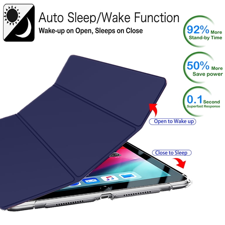 DuraSafe Heavy Duty IPad Case – For 9.7 Inch IPad 5/6, Air 2, Pro 9.7, With Kickstand, Shoulder Strap & Screen Protector, Blue
