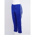 thumbnail image 4 of Haitryli Boys Girls Drawstring Sweatpants Contrasting Stripe Jogger Pants High Waisted Athletic Baggy Trousers Blue White S, 4 of 7