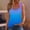 Blue, variant on YHAJDS Womens Summer Tank Tops Spaghetti Strap Sleeveless Tops Sleeveless Shirt