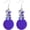 Blue, variant on Crystal Shell Dangle Earrings for Women Colorful Boho Handmade Cluster Bead Earrings Jewelry Gift for Women