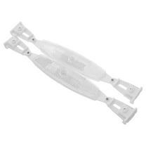 Masteelf  Reflective Sheet Front and Rear Bicycle Reflectors Road Bike Bikes Man Silver