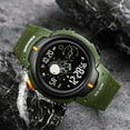 thumbnail image 3 of SKMEI Digital Watch Men, Mens Digital Sports Watch LED Screen Military Waterproof Wrist Watches for Men Casual Stopwatch Alarm Countdown Army Watch, 3 of 14