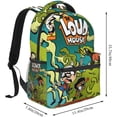 thumbnail image 2 of The Loud Anime House Backpack Laptop Daypack Leisure Travel Backpack 15.7 inch Adjustable Shoulder Strap Hiking Knapsack, 2 of 7