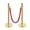 2 Pack | 1 Velvet Rope, variant on Huisuilinss Gold Stanchion Post,Red Carpet Ropes And Pole,Crowd Control Barriers,Stainless Steel Safety Barriers With 5Ft Red Rope For Parties Wedding Theaters Museums Exhibition