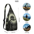thumbnail image 4 of Star Map Sling Backpack - Celestial Navigation Print Design, Lightweight Anti-Theft Daypack for Alternative Fashion Students, 4 of 4
