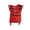 Red, variant on Foldable Wheeled Shopping Tote Bag, Black, Expandable Rolling Grocery Bag With Wheels, Hand Pull and Shoulder Carry, Cloth, 1 Count