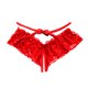 thumbnail image 2 of Gibobby Paquete de Tanga para dama Bragas abiertas huecas sexy para mujer Bragas de encaje Bragas triangulares lindas de cintura(Rojo,Talla única), 2 of 5