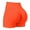 Orange, variant on Top-kevin Women's High Waist Sports Shorts, Breathable Comfortable High Stretch Skinny Shorts, Gym Shorts, Ladies Sportswear for Indoor Outdoor Wear, Yoga Gym Activewear, Skinny Workout Shorts