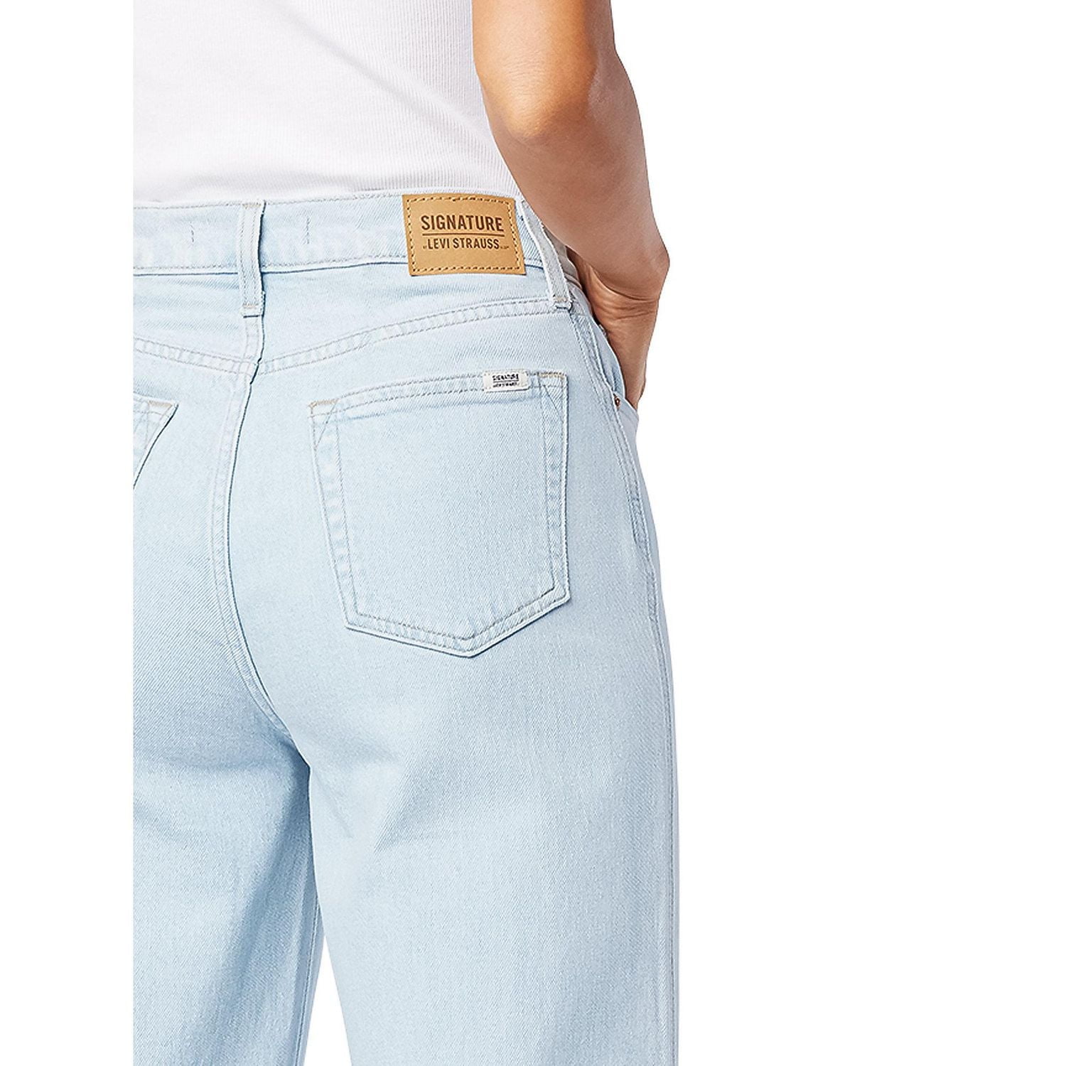 Levi Strauss Signature.MD Jean taille haute à jambe large d’époque pour femme