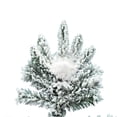 thumbnail image 3 of Vickerman 90" Plastic Utica Fir Slim Artificial Christmas Tree in White, 3 of 3