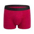 thumbnail image 2 of zeranth Men Boxers High Elastic Front Opening Solid Color Seamless Breathable Anti-septic Quick Dry Swimming Bathing Trunks Men Underwear, 2 of 7
