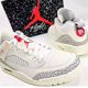 thumbnail image 1 of Ni - ke US 13 Air Jordan Mens Sail Coconut Milk Red Ni - ke Retro Lifestyle New Spizike Low, 1 of 5