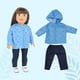 thumbnail image 2 of Juguetes Para Niño Conjunto de ropa impermeable y protector solar para muñeca de 18 pulgadas, accesorios de ropa para muñeca de reencarnación. Juguetes Para Bebe 1 Año, 2 of 6
