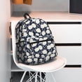 thumbnail image 5 of Pofeuu Daisies Flowers Print Laptop Backpack Travel Canvas Backpack for School Lightweight and Comfortable Backpack College Backpack Schoolbag, 5 of 6