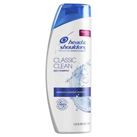 Head and Shoulders Dandruff Shampoo, Classic Clean, 13.5 fl (Best Over The Counter Dandruff Shampoo For Color Treated Hair)