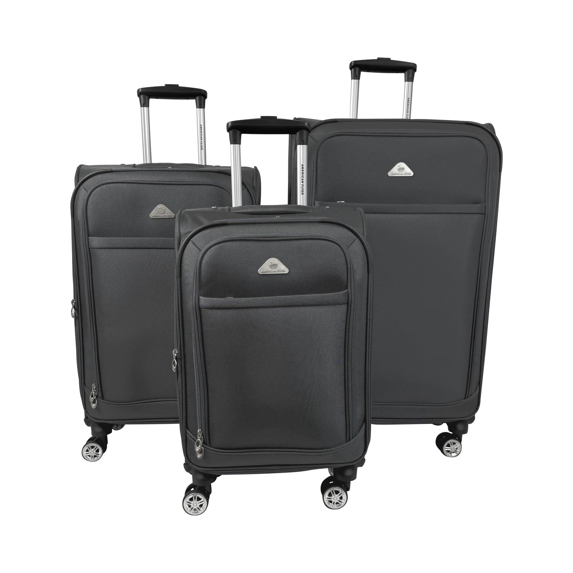 American Flyer Moraga 3-Piece Hardside Spinner Luggage Set in Dusk