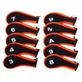 thumbnail image 4 of 12pcs Zipper Closure With Number Sports Accessories Gift Golf Club Head Cover, 4 of 11