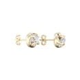 thumbnail image 3 of Imperial 2 Ct TDW Diamond 10k Yellow Gold Stud Earrings (H-I, I2), 3 of 4